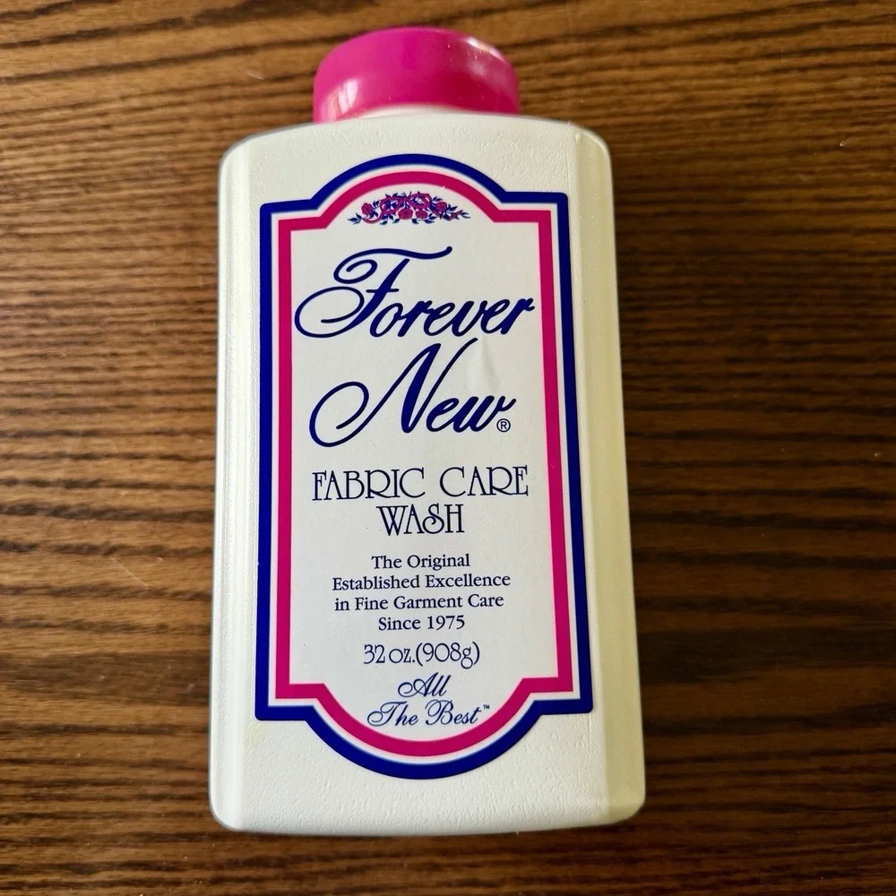Forever New Fabric Care Wash 32oz-New Sealed-The Original White Cap-Large Bottle